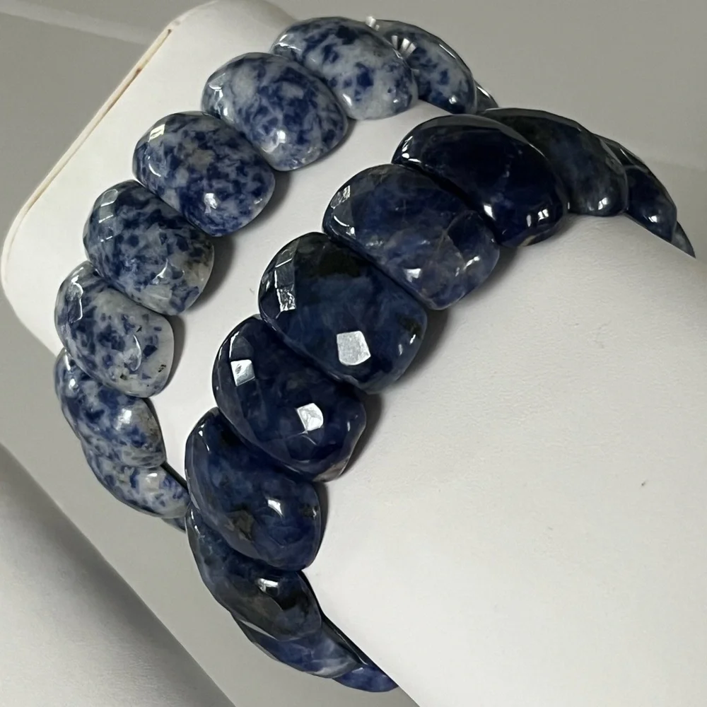 BRACELET BUNDLE | Blue Spot Jasper & Sodalite